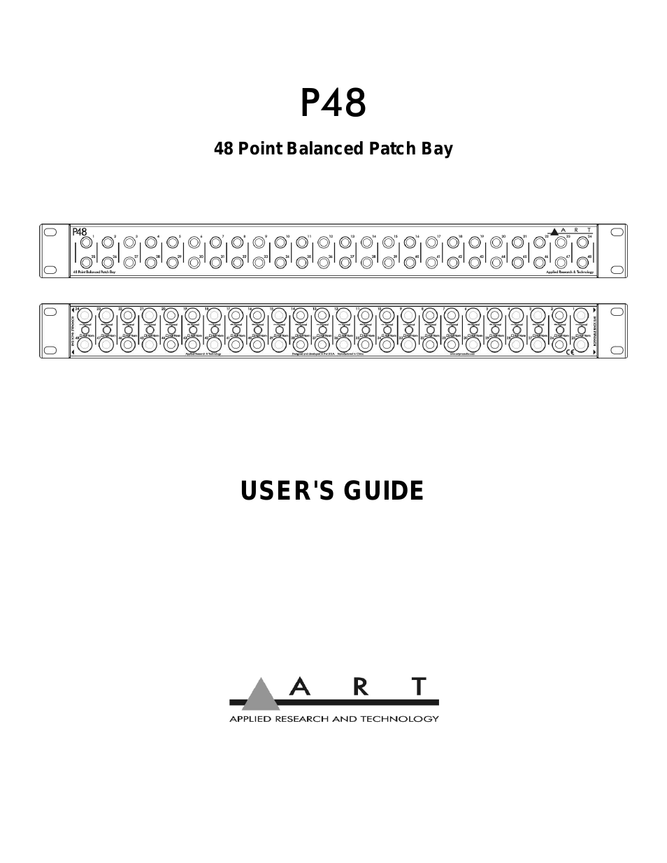 P48 - 48 Point Balanced Patch Bay