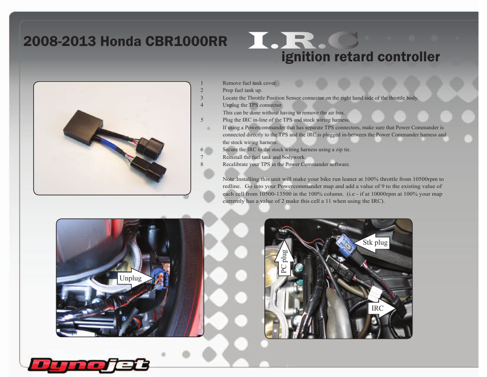 Ignition Retard Controller (USA Models) CBR1000RR (08-14)