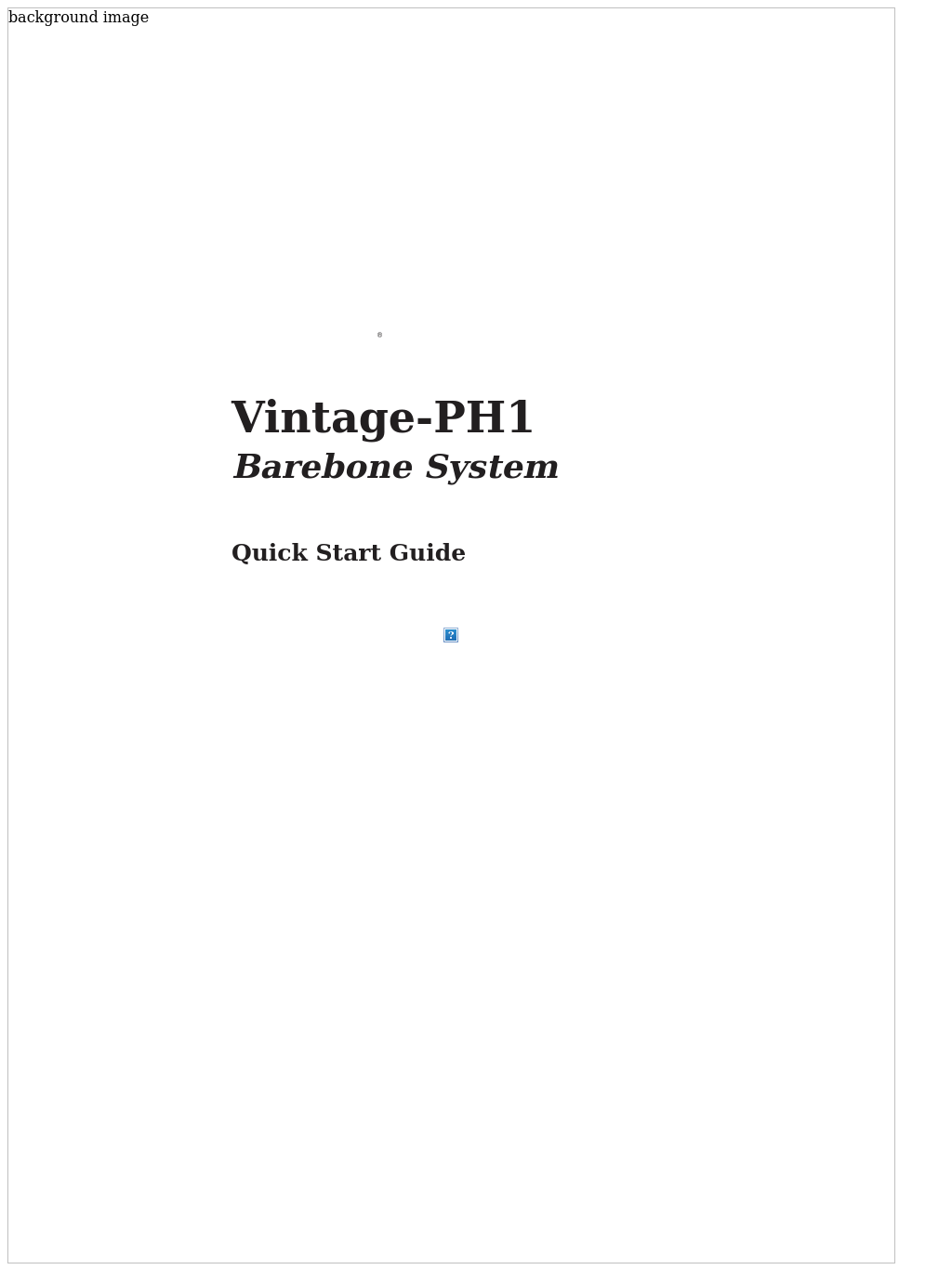 Barebone Vintage-PH1