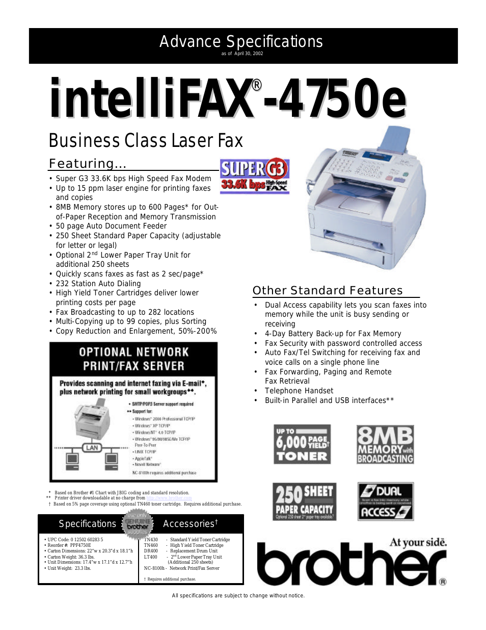 IntelliFAX 4750e