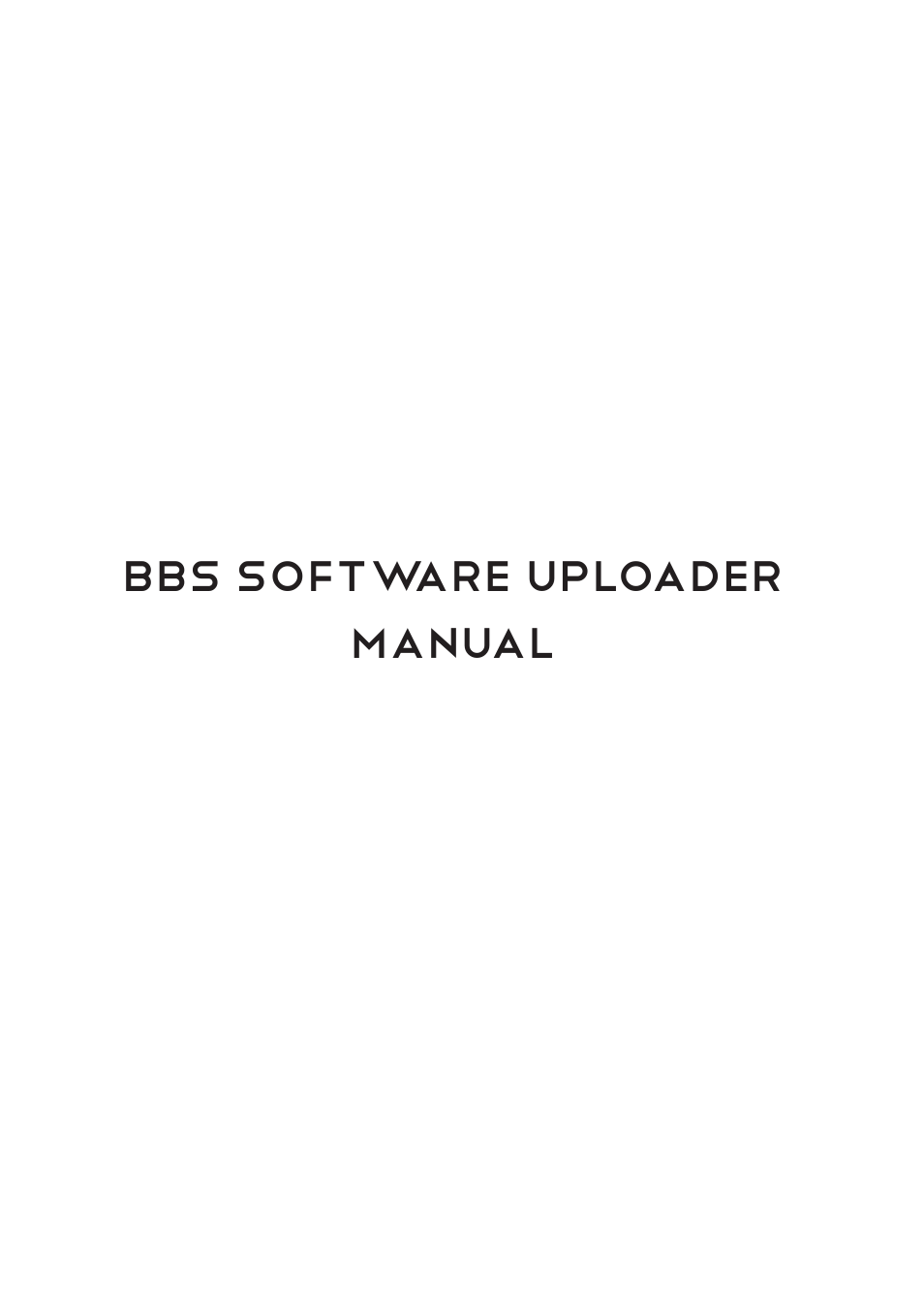 BBS Software ver. 1.0.0.0
