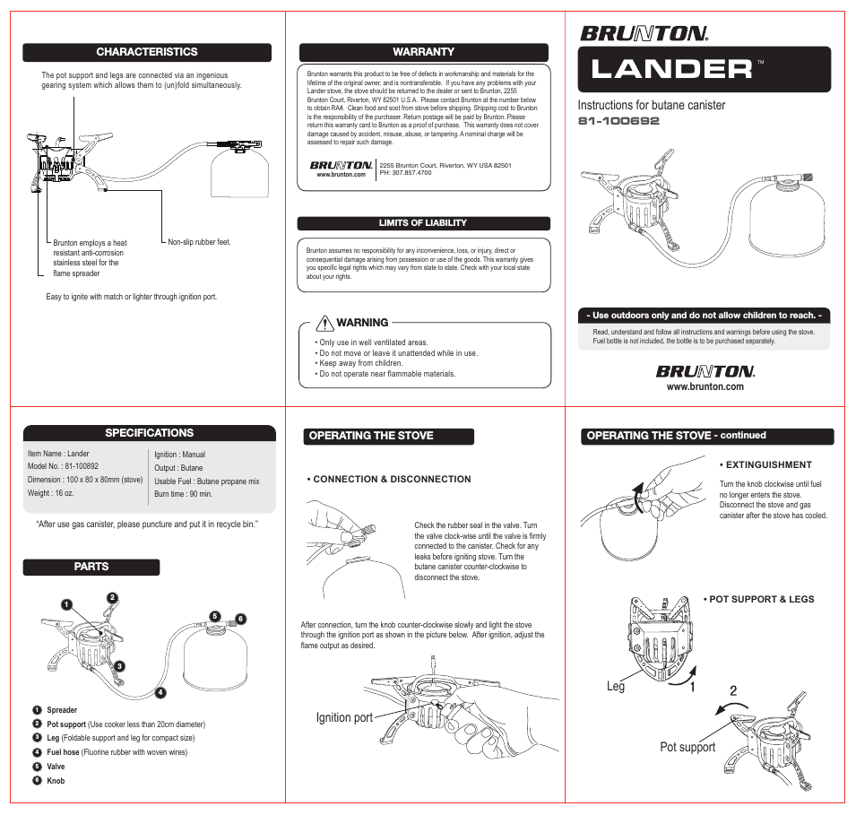 Lander 81-100692