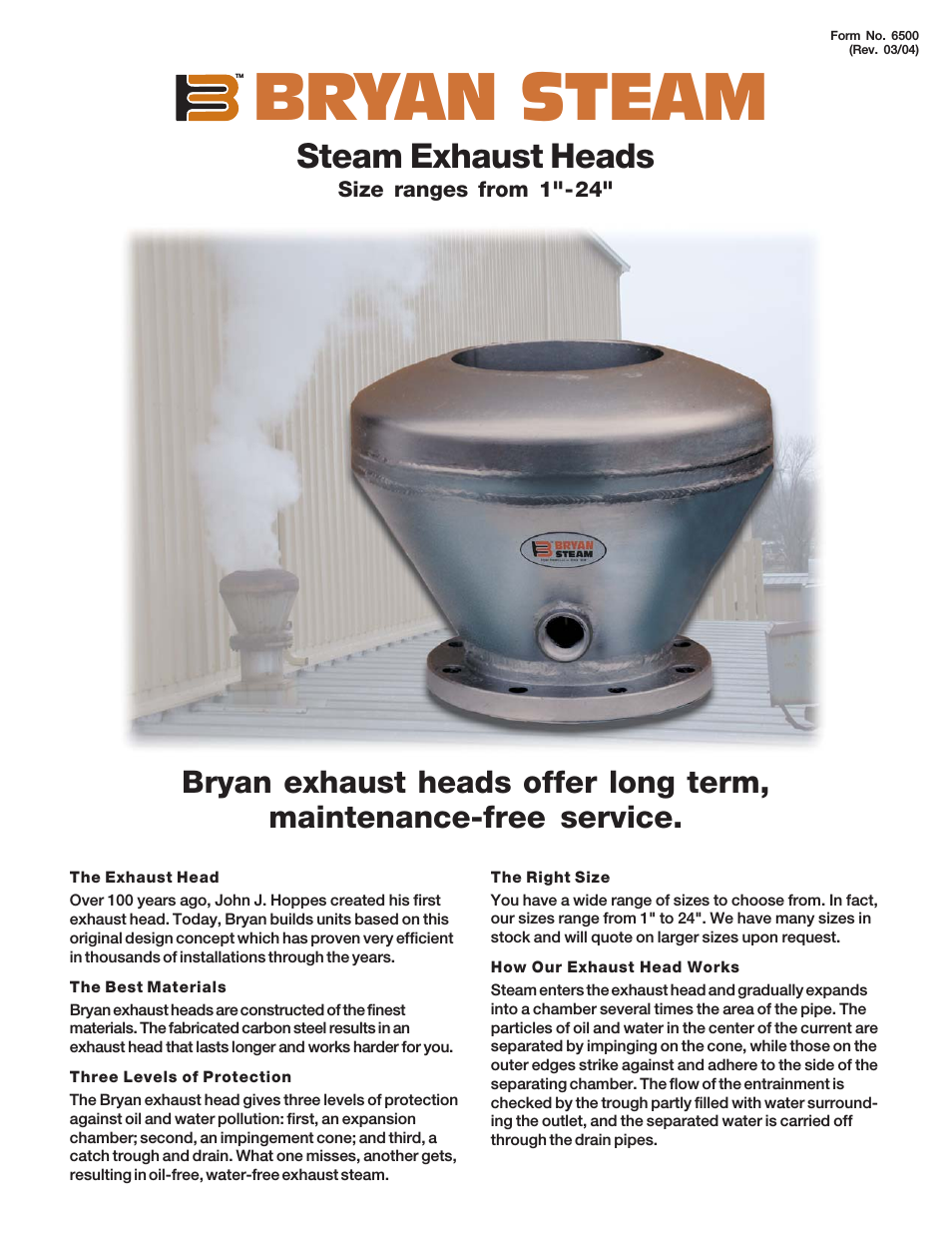 Steam Exhaust Heads None