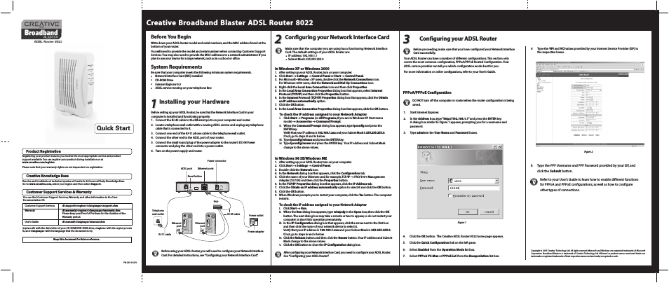 Broadband Blaster ASDL router 8022