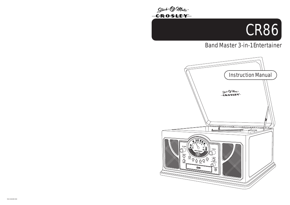 Band Master 3-in-1 Entertainer CR86
