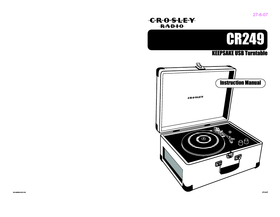 Crosley Keepsake USB Turntable CR249