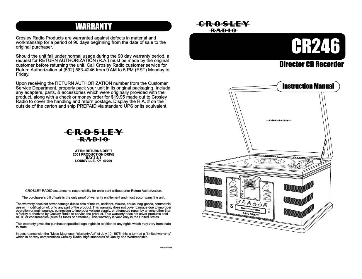 Crosley Director cr246