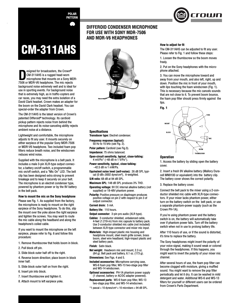 CM-311AHS