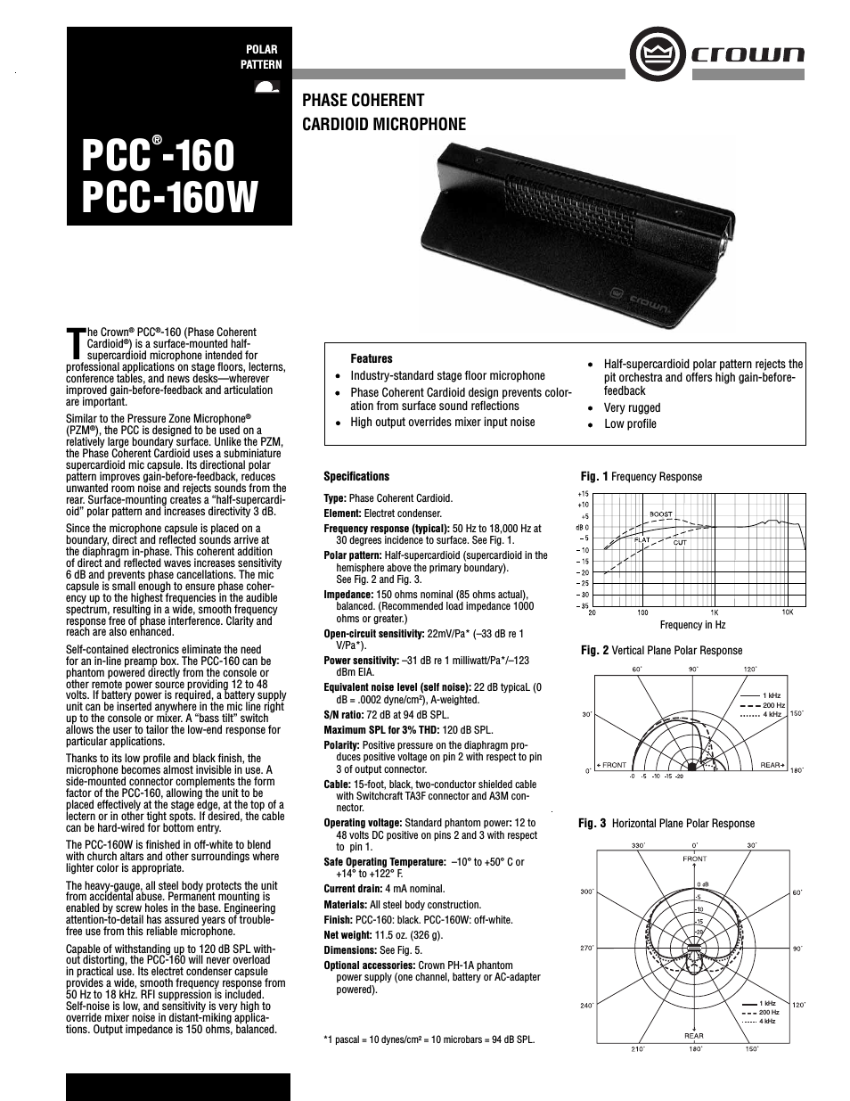 PCC-160W