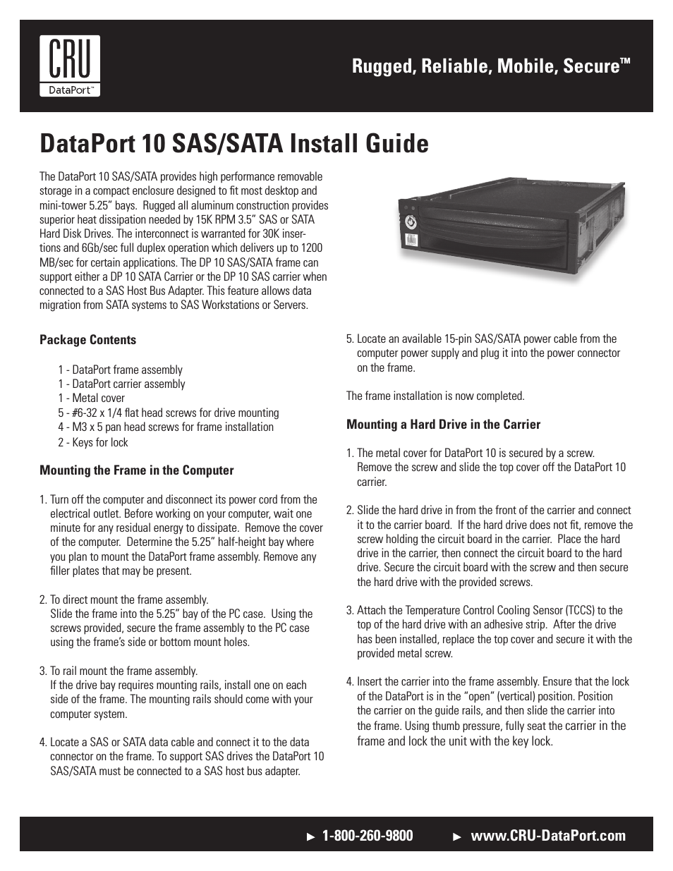 DataPort 10 SAS/SATA 6G