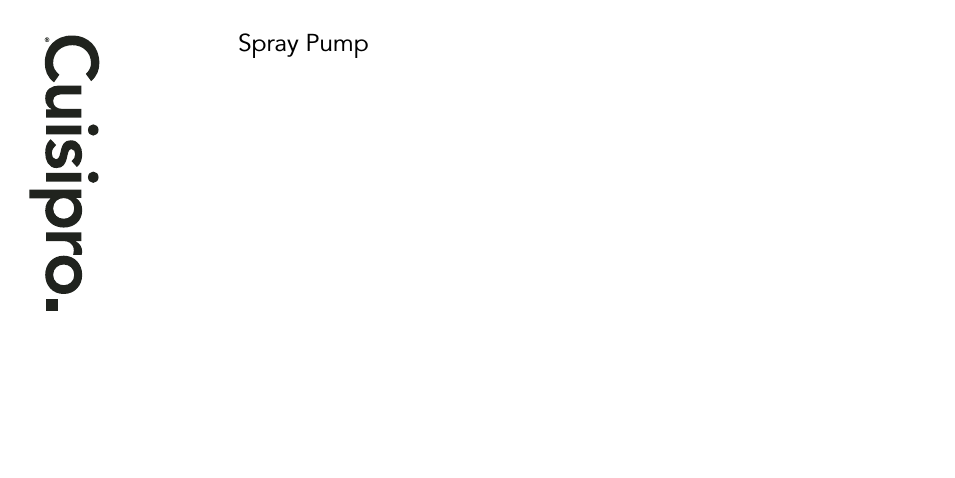 83-7530 Stainless Steel Spray Pump