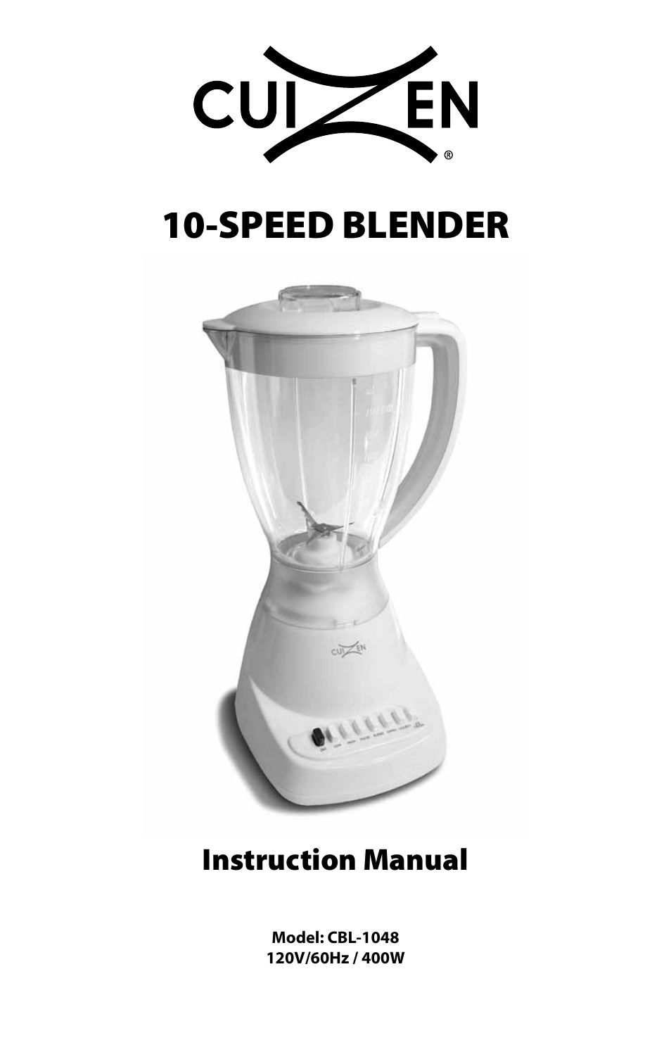 10-speed Blender CBL-1048