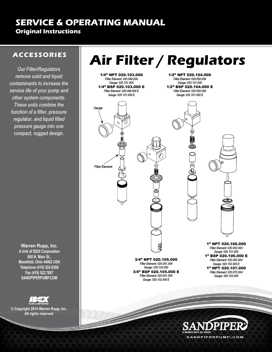 Air Filter/Regulators