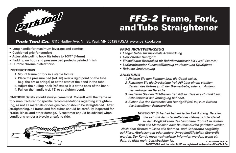 Frame and Fork Straightener