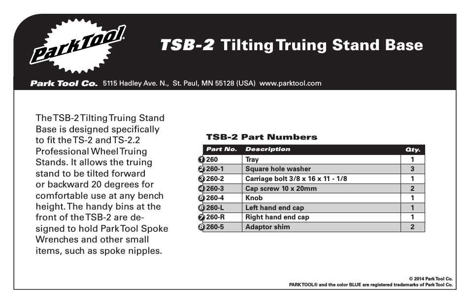 Truing Stand Base