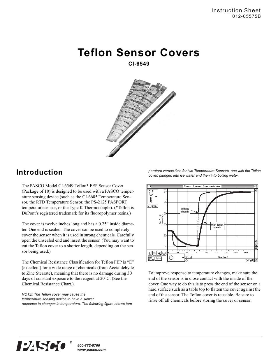 CI-6549 Teflon Sensor Covers