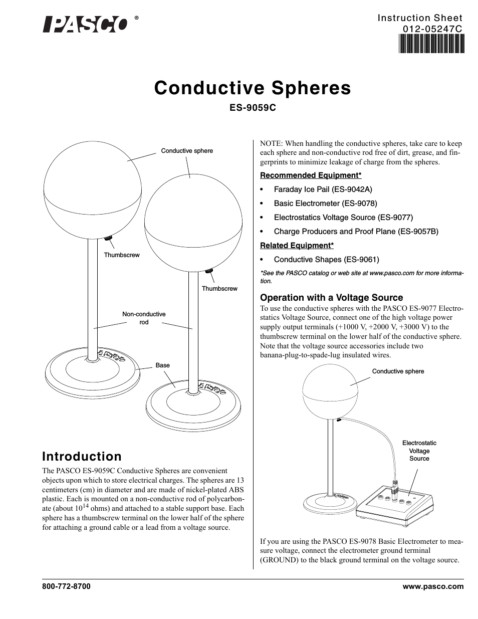 ES-9059C Conductive Spheres