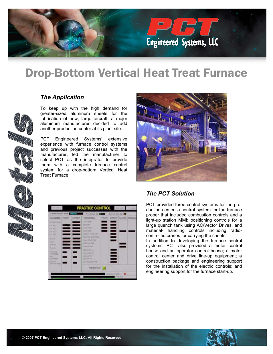 Drop-Bottom Vertical Heat Treat Furnace