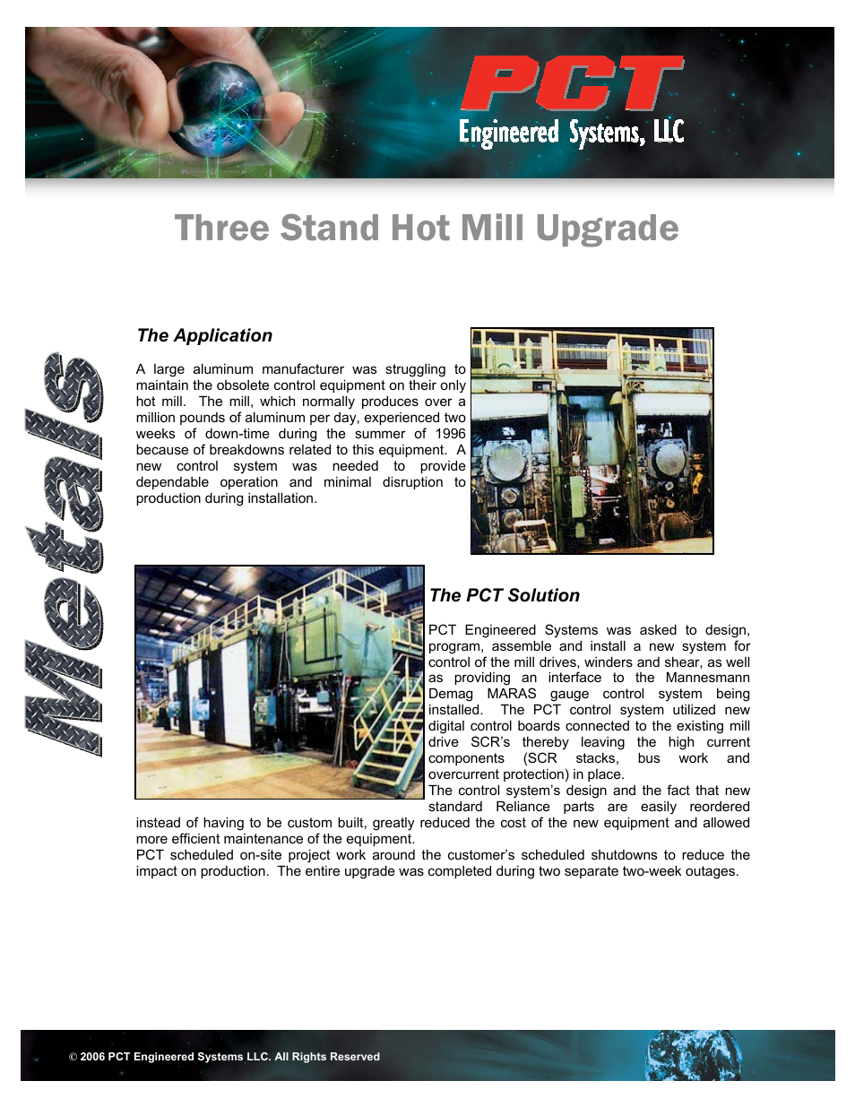 Three Stand Hot Mill Upgrade