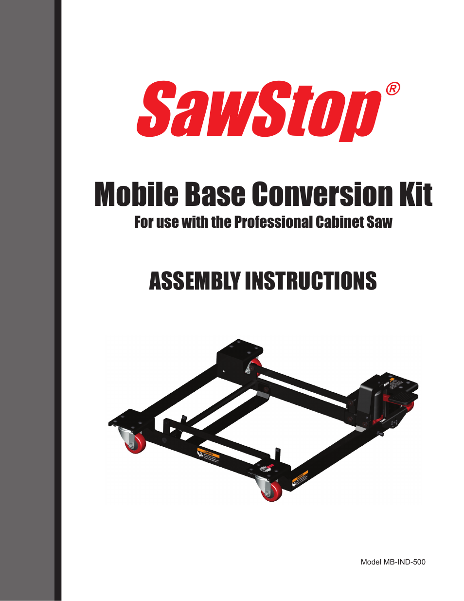 Mobile Base Conversion Kit