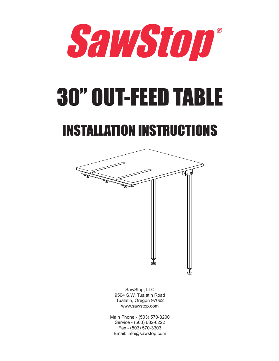 Out-Feed Table