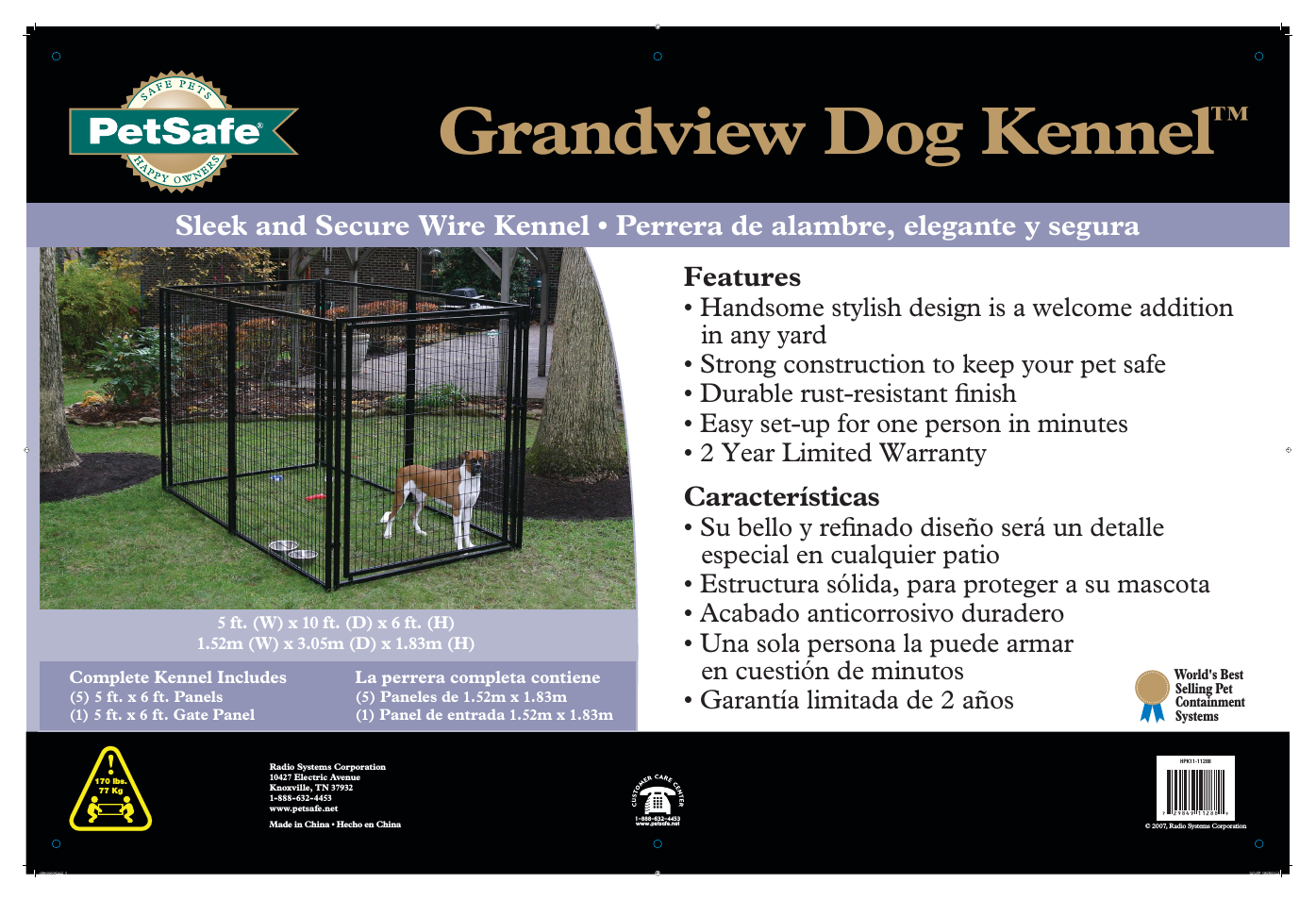 Grandview Dog Kennel HPK11-11288