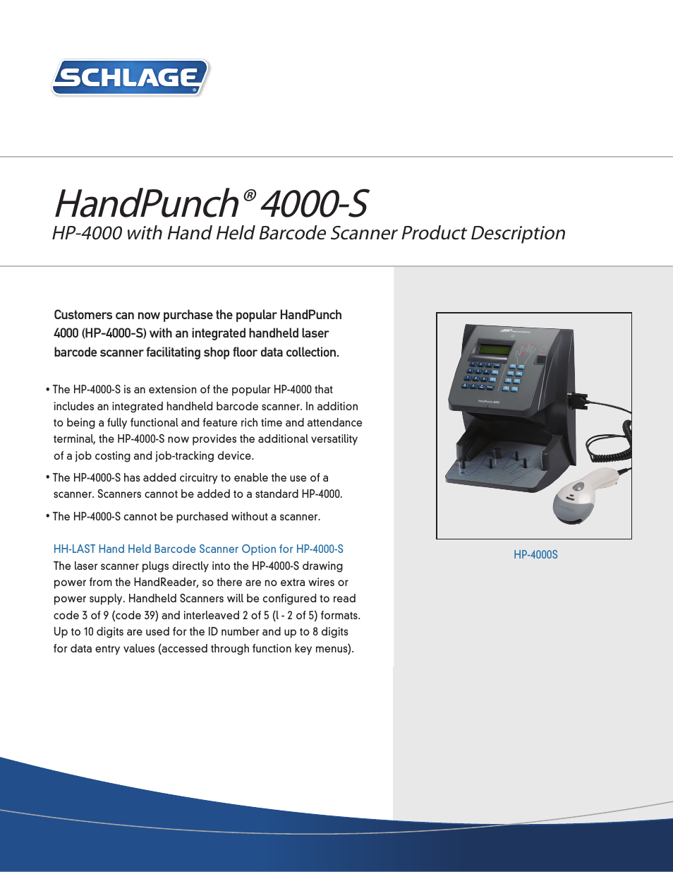 HandPunch 4000-S