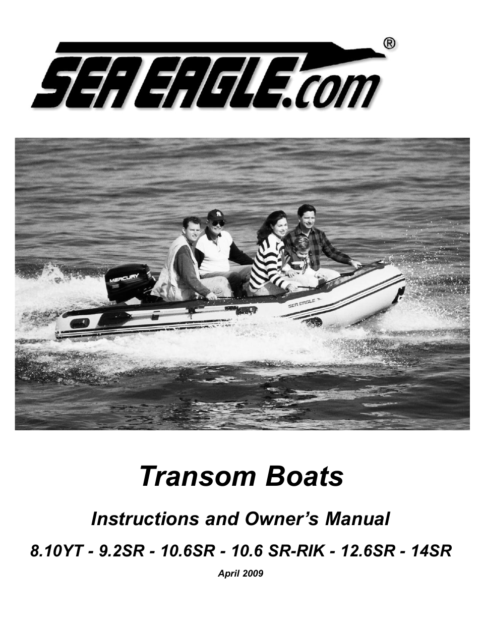Transom Sport Boats (2009 and earlier)
