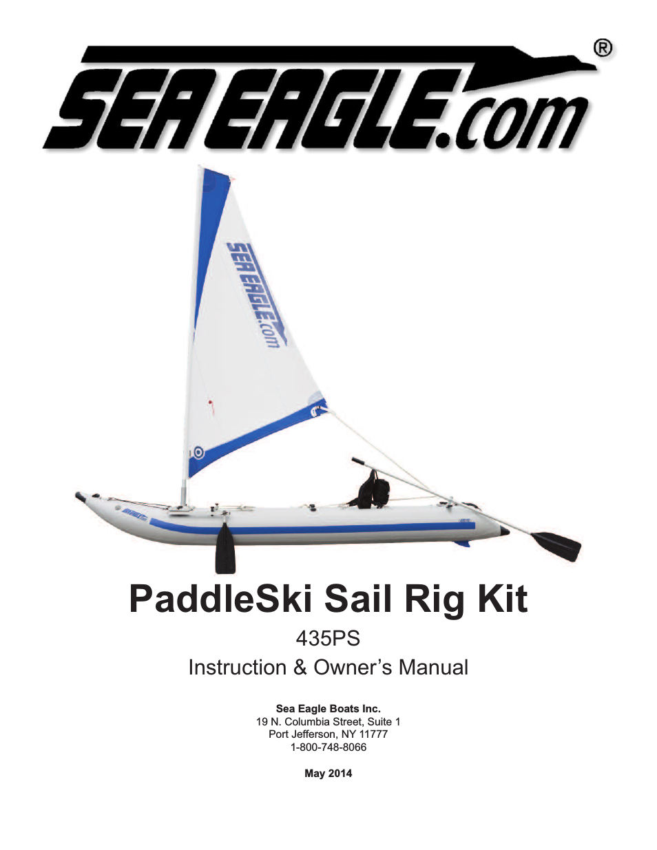 Sail kit for PaddleSki
