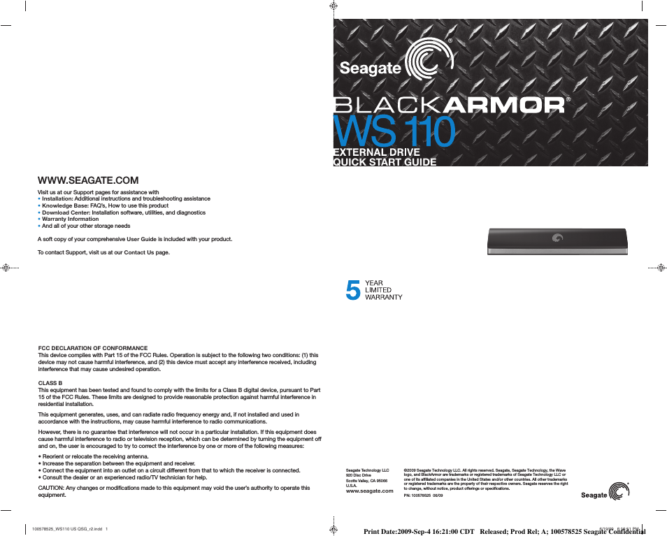 BlackArmor WS 110