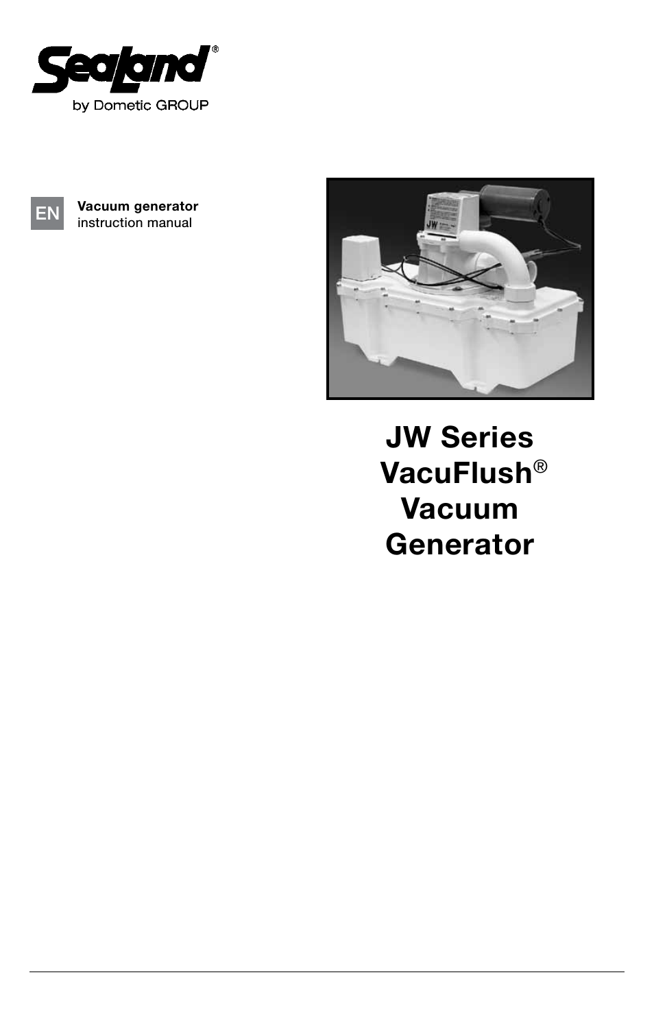 JW Series VacuFlush Vacuum Generator